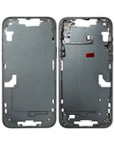 Marco medio con partes pequeñas para iPhone 14 Plus en color negro disponible en Quetzaltenango, ideal para reparaciones en Xela.