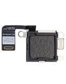 Lector de SIM para iPhone 14 Plus (versión US), accesorio Apple negro, conector metálico.