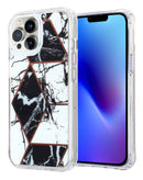 Estuche Marble Black & White con inyección de luz para iPhone 14 Pro en Xela, Quetzaltenango.