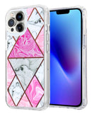 Encuentra tu Case de inyección de luz Blue Marble Pink & White para iPhone 14 Pro en Xela.