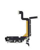 Puerto de carga con cable flex iPhone 14 Pro Max Plateado original