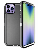 Protege tu iPhone 14 Pro con esta funda resistente en color negro y blanco en Quetzaltenango.