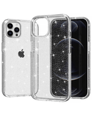 Funda ultra glossy glitter transparente para iPhone 14 Pro, protectora y brillante.