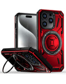 Protege tu iPhone 14 Pro Max con esta funda rugged shockproof con portador de anillo incorporado en color rojo en Xela Quetzaltenango.
