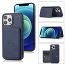 ¡Protege tu iPhone 14 Pro con estilo en Quetzaltenango con esta funda cartera de cuero azul!