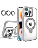 Protege tu iPhone 14 Pro Max con esta funda magnética clear con 2 kickstand y lente de cámara en Xela Quetzaltenango.