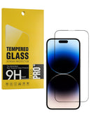 Protege la pantalla de tu iPhone 14 Pro Max con la cobertura de aro negro antirrayaduras en Quetzaltenango.