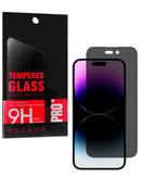 Protector de vidrio templado privacy para iPhone 14 Pro Max en Xela Quetzaltenango.