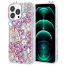 Encuentra la funda de silicona dura Crystal Flower Perfume para iPhone 14 Pro Max en Xela Quetzaltenango.