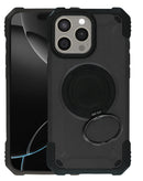 Hybrid Tuff Case con soporte magnetico (Negro) iPhone 14 Pro Max