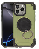 Funda Hybrid Tuff con soporte magnetico iPhone 14 Pro Max (ARMY GREEN)
