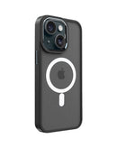 Case de carga inalámbrica magnética negro para iPhone 15, SlowBack, con garantía.