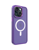 Compra el exclusivo case magnético de carga inalámbrica en color morado para iPhone 15 en Xela Quetzaltenango.