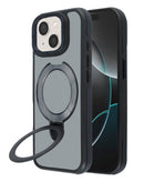 Funda mate transparente con soporte de carga inalámbrica para iPhone 15, disponible en Xela Quetzaltenango.