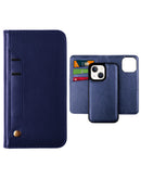 Encuentra la funda original de cuero magnética para iPhone 14 Plus/15 Plus en color azul en Xela, Quetzaltenango.