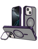 Encuentra la mejor funda transparente con soporte de cámara y carga inalámbrica para iPhone 15 en Xela.