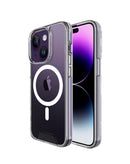 Protector transparente con carga inalámbrica para iPhone 15 en Quetzaltenango.