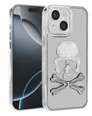 Protege tu iPhone 15 con estilo con este case transparente de calavera en Quetzaltenango.