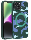 Encuentra la mejor funda de carga inalámbrica con diseño camuflado para iPhone 15 en Xela, Quetzaltenango.