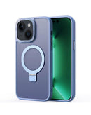 Case de carga inalámbrica Carbon con soporte con anillo en color azul oscuro, ideal para tu dispositivo en Quetzaltenango.