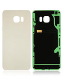 Tapa trasera original Samsung Galaxy S6 Edge Plus G928, color Gold Platinum, para reparación o repuesto.