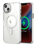 Protege tu iPhone 15 Plus con una funda magnética clara en color blanco en Xela Quetzaltenango.