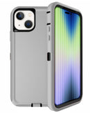 Protege tu iPhone 14 Plus/15 Plus con esta funda heavy duty en color GRAY & Negro en Quetzaltenango.