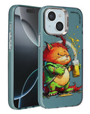 Compra el estuche de carga inalámbrica Animal Graffiti Design Style 10 para iPhone 15 Plus en Xela Quetzaltenango.