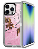 Protege tu iPhone 15 Pro con estilo con esta resistente funda Heavy Duty en CAMO PINK en Xela.