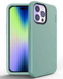 Protege tu iPhone 15 Pro con estilo y resistencia con la funda silicone design heavy duty en color verde en Xela Quetzaltenango.