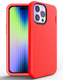 Protege tu iPhone 15 Pro con una funda heavy duty de silicona en color rojo en Xela Quetzaltenango.