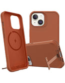 Encuentra la mejor funda de silicona con cargador inalámbrico y soporte metálico para iPhone 15 Pro en Xela Quetzaltenango.