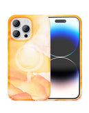 Protege tu iPhone 15 Pro con este case inalámbrico de Full Ink Painting en color naranja en Xela Quetzaltenango.