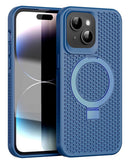 Protege tu iPhone 15 Pro con este case azul con soporte y sistema de disipación de calor en Quetzaltenango.