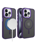 Encuentra las mejores fundas de carga inalámbrica para iPhone en Quetzaltenango, disponibles en colores translúcidos mate, como morado (purple) en SlowBack.
