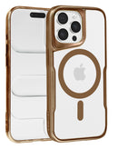Encuentra el estuche magnético transparente y brillante Desert Gold para iPhone 15 Pro en Xela.