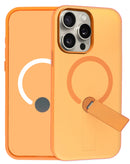 Funda rugger magnetica con soporte iPhone 15 Pro Max (ORANGE)