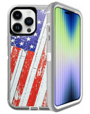 Encuentra la mejor funda heavy duty para iPhone 15 Pro Max con diseño de US FLAG en Quetzaltenango en nuestro taller de accesorios para iPhone.
