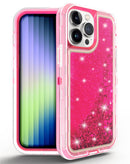 Encuentra la mejor funda protectora glitter líquida color rosa para iPhone 15 Pro Max en Quetzaltenango.
