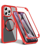 Funda de silicona shockproof RED iPhone 15 Pro Max