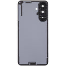 Tapa trasera gris de repuesto para Samsung Galaxy A17 4G/5G con lente de cámara.