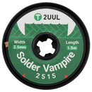 Cinta desoldadora 2UUL Solder Vampire 2515 para reparar placas base de teléfonos móviles.