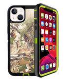 Protege tu iPhone 15 con esta resistente funda heavy duty en color CAMO GREEN en Quetzaltenango.