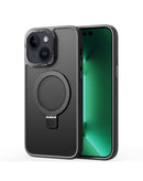 Protege tu iPhone 14 Plus / 15 Plus con estilo con esta funda de carbono con carga inalámbrica y soporte de anillo en Xela Quetzaltenango.
