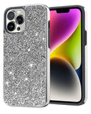 Funda Bling Diamond iPhone 15 Pro (Plateado)