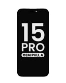 Pantalla OLED con cable flex sensor de luz iPhone 15 Pro (OEM Pull A Grade)