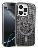 Encuentra la funda con carga inalámbrica bling diamante cristal negro para iPhone 15 Pro en Quetzaltenango.