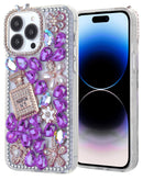 Funda con diseño de oso y rhinestones para iPhone 15 Pro Max disponible en Xela Quetzaltenango.