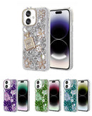 Protege tu iPhone 16 con estilo con la funda rígida de silicona Crystal Flower en Xela Quetzaltenango.