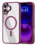 Protege tu iPhone con estilo con la funda brillante magnética transparente CHERRY en Xela, Quetzaltenango.